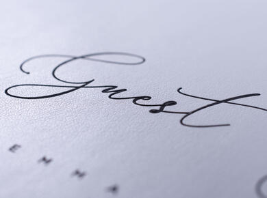 Custom logo cover personalisation option text on cover photo album photo book laser etch minimal simple