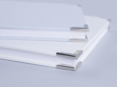 exclusive collection photo product white professional photo lab photo albums and photo books personalise uvprint laser etch metal corners adorned silver gold