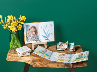 Spring Sessions - A Photo Album, an Accordion Mini Book and a Triplex