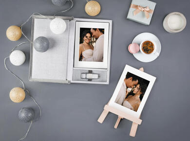 Fotos in Passepartout Box in V2