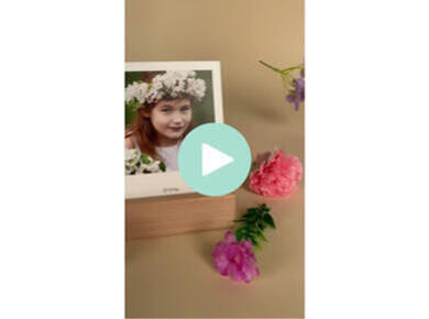 Repisa de madera para impresiones