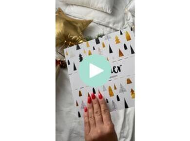 Tarjeta de felicitación de lujo Navidad