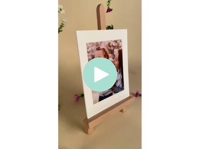 Wooden Easel Stand Reel | Spring Sessions