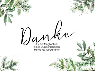 Dankeschön-Weihnachtsabzüge