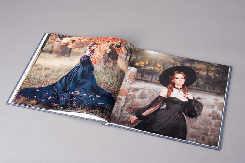 Elegancka książka DreamBook dla fotografów portfolio fotografa nphoto