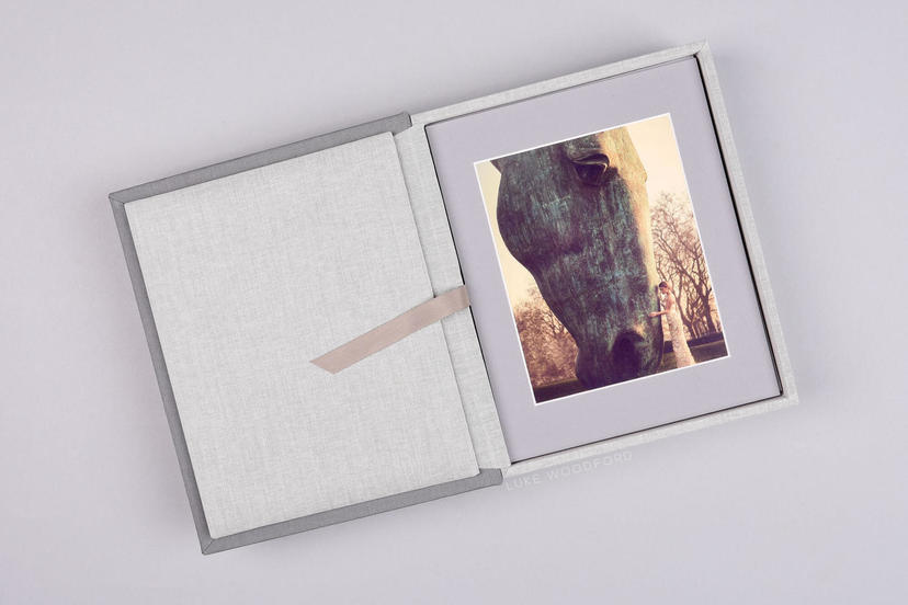 Folio box pudełko ręcznie wykonane ze zdjęciami w ramkach nphoto