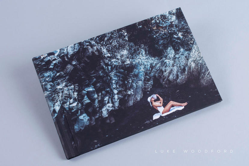 Creative printed cover photo album photo book large lay flat photo album for professional photographers