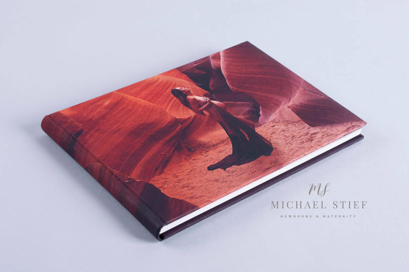 lay flat professionally printed Photo Album with hardcover nphoto professional photographer printing labs image on the whole cover creative wrap cover nphoto