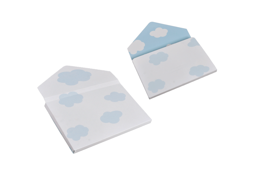 Envelope for Prints - Blue Clouds ar4 - no text