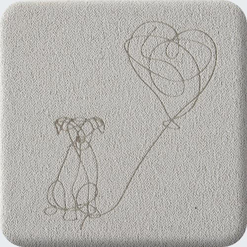 Accordion Mini Book cover pattern, Dog & balloon design (w8)