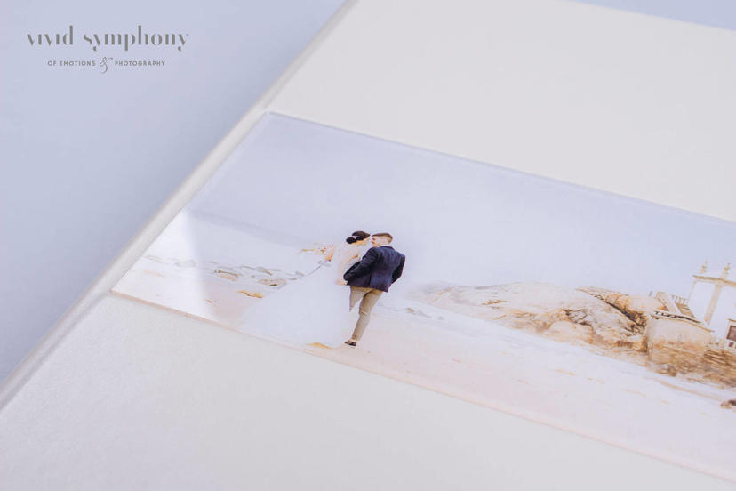 Fotoalbum oder Fotobuch mit Bildfenster aus Acrylglas für professionelle Fotografen