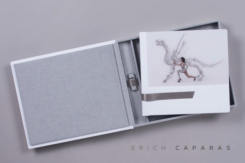 Complete Set: Box für Fotoalbum oder Fotobuch mit Acrylglasveredelung für professionelle Fotografen