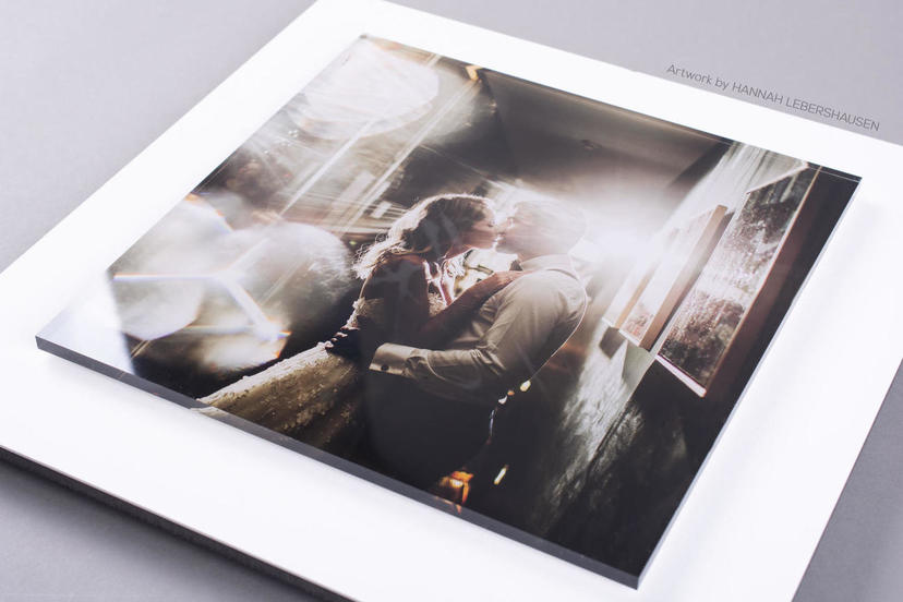 Schwebendes Foto hinter Acrylglas, Wanddeko für professionelle Fotografen