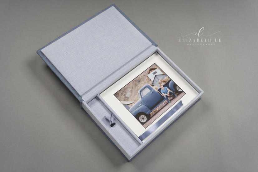 Foloiobox Passepartout Box mit USB robuste Fotokarten für professionelle Fotografen nPhoto