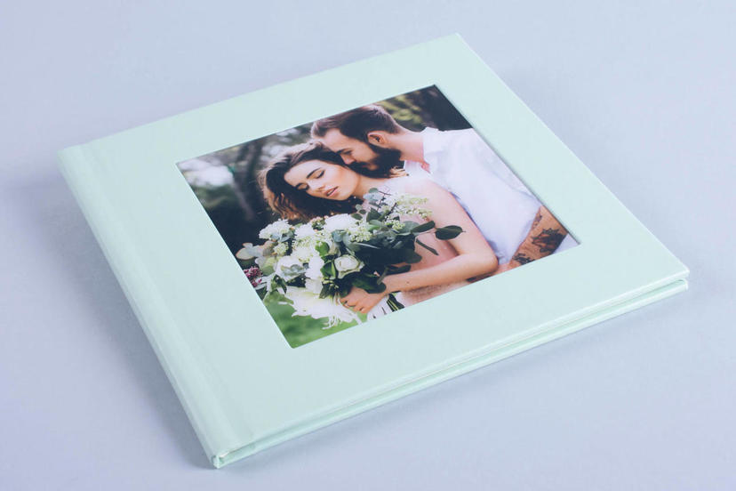 Photo Book with Cut-out Window