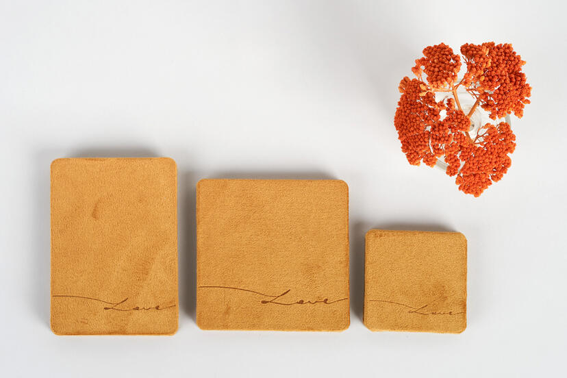 Trois formats disponibles avec couverture en velours et 6 couleurs