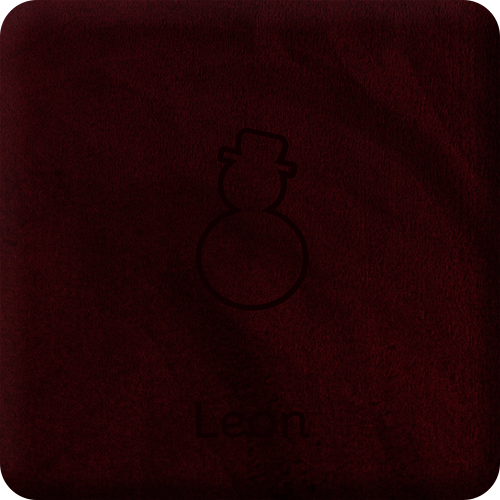Jeux d'hiver W28 sur Textile V20 Velours Rouge Passion