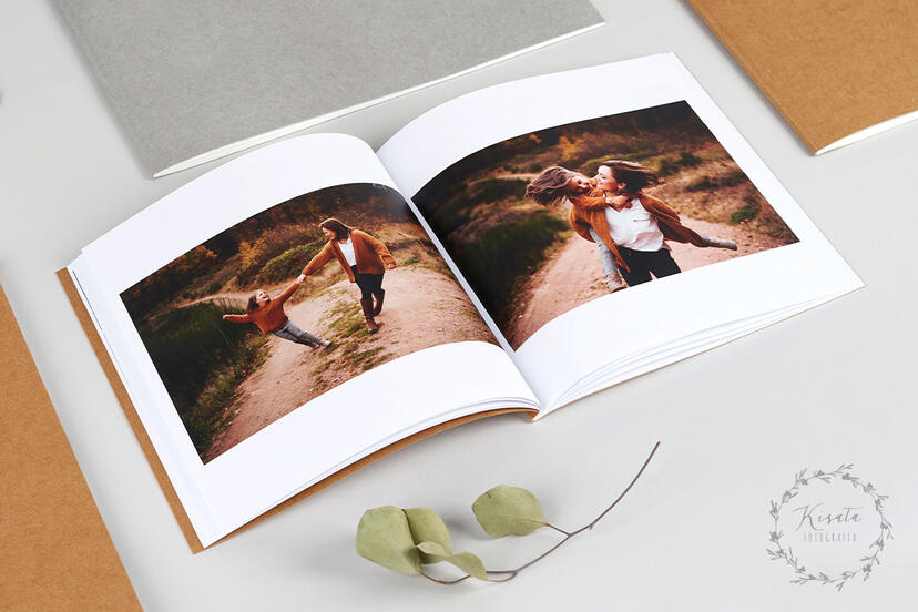 Interior of Softcover Photo Book