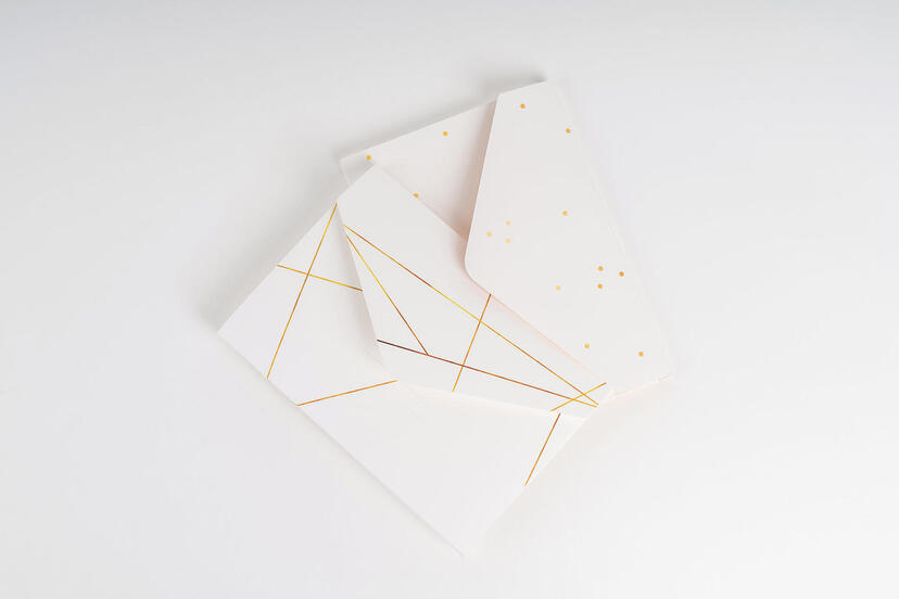 Envelope for Prints with Gold Decoration nPhoto printing service