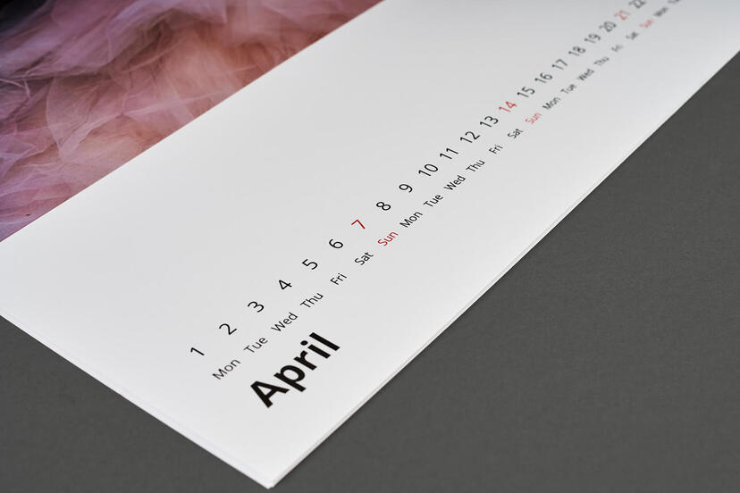Calendrier Photo pour photographe professionnel nphoto