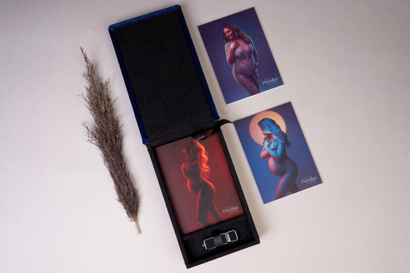 Foliobox avec Photo et Clé USB