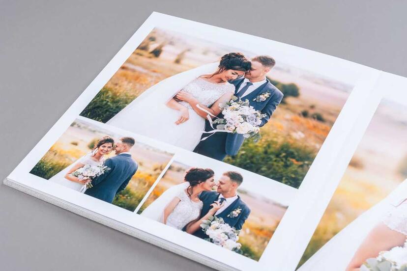 lay flat professionally printed Photo Album with hardcover nphoto professional photographer printing lab professional printing services