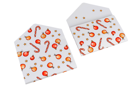 Christmas Envelope for Prints ar13 Pattern