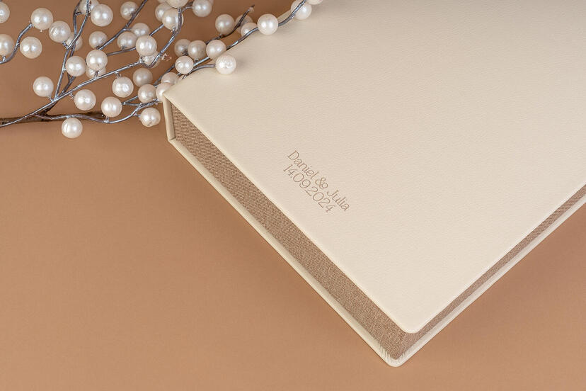 J63 Milky Beige Leatherette 