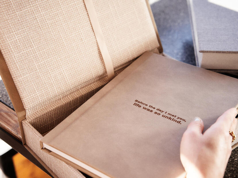 photo album j59 inner cover a68 laser etching