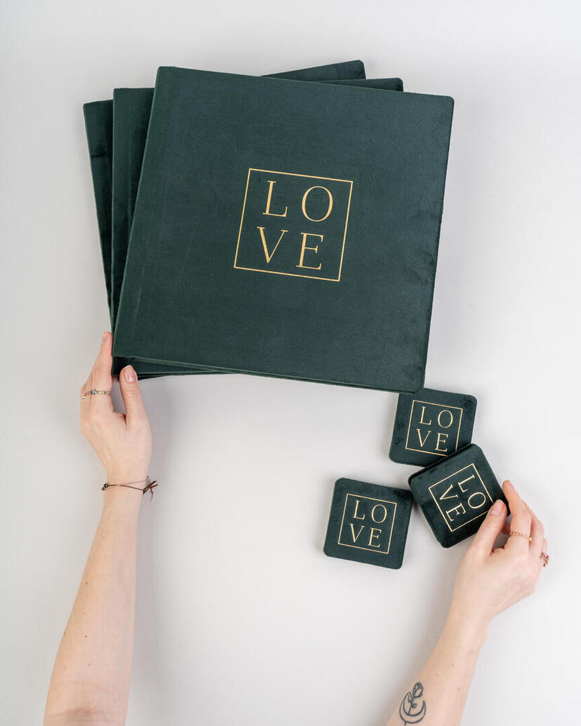 accordion mini book v7 gilding + photo album