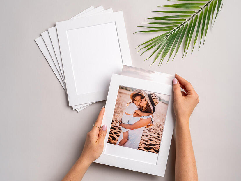 Passepartouts mit  Fotoeinschub