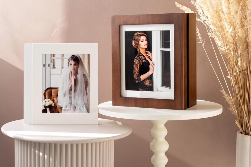 Premium Folio Box + Matted Prints