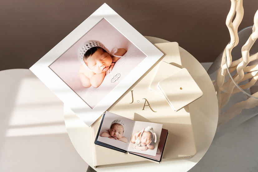 Timeless Collection Folio Box + Matted Prints + Accordion J63