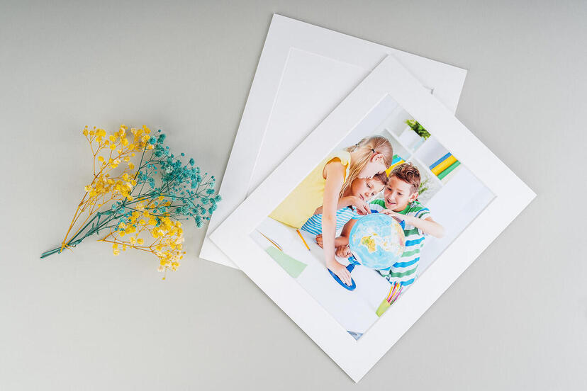 Passepartouts mit  Fotoeinschub