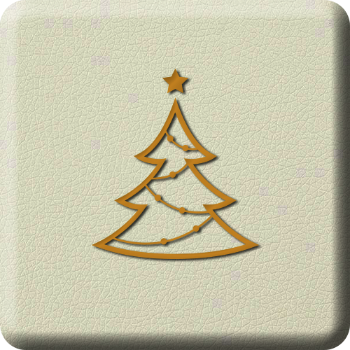 Mini-Leporello mit festlichem Muster von nphoto