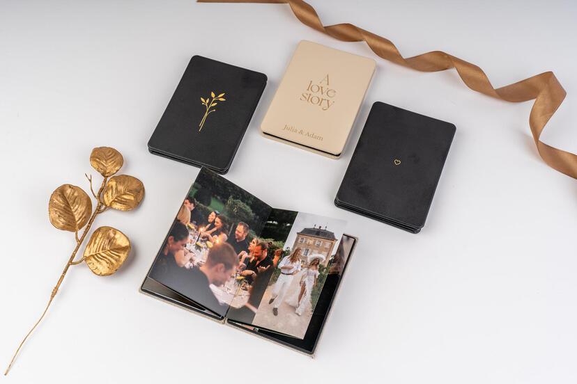 aufgeklapptes Leporello