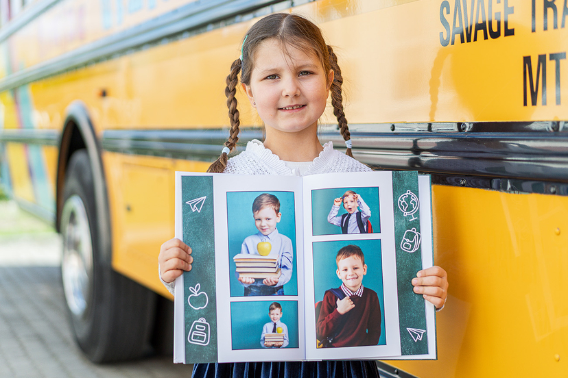 Fotobuch Basic mit Kinderfotos der Schulfotografie