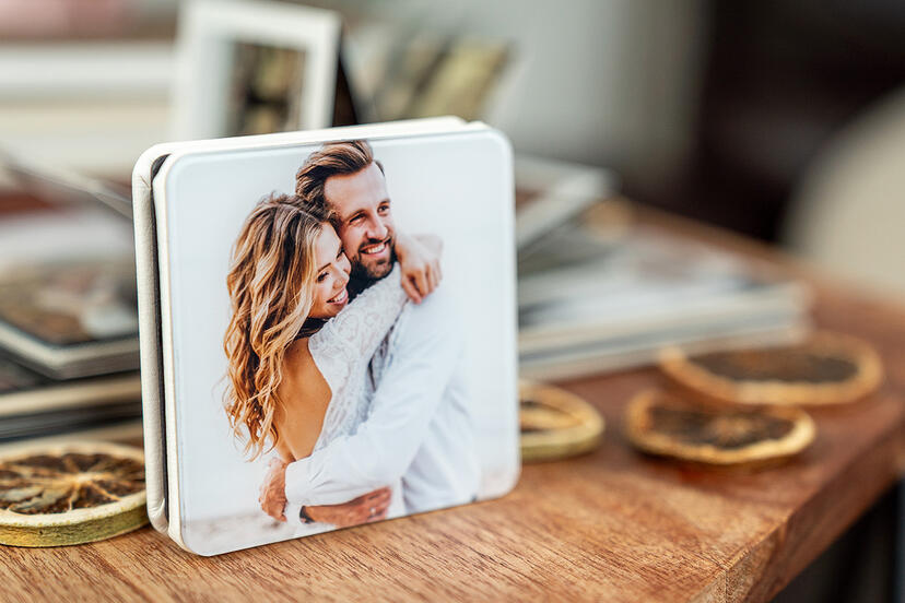 Mini-Leporello mit Acryl-Finish