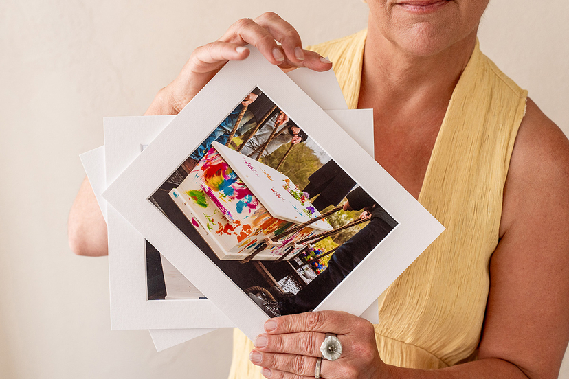 Foto in Passepartout