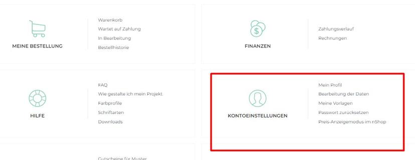Preis-Anzeigemodus