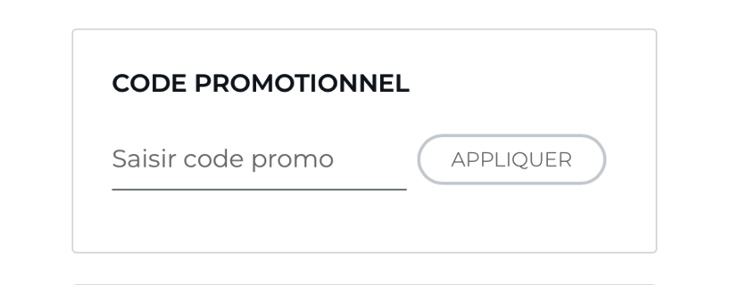 code promo pour les produits de démonstration