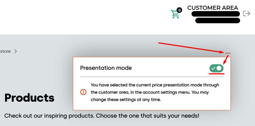 Presentation Mode