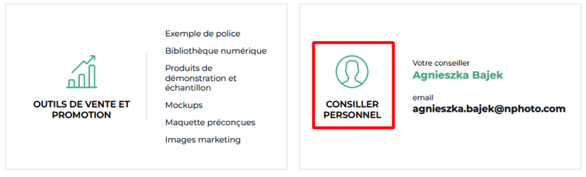 conseiller personnel chez nphoto