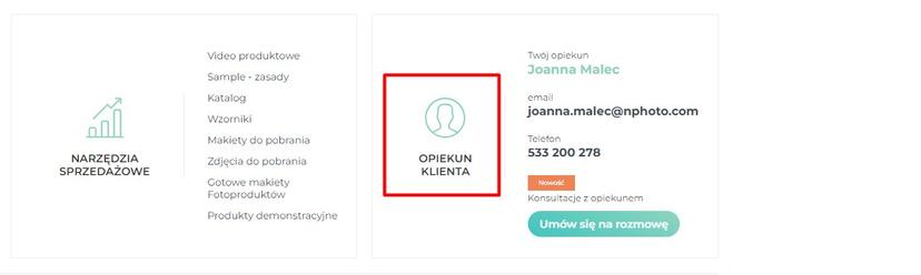opiekun klienta w nphoto