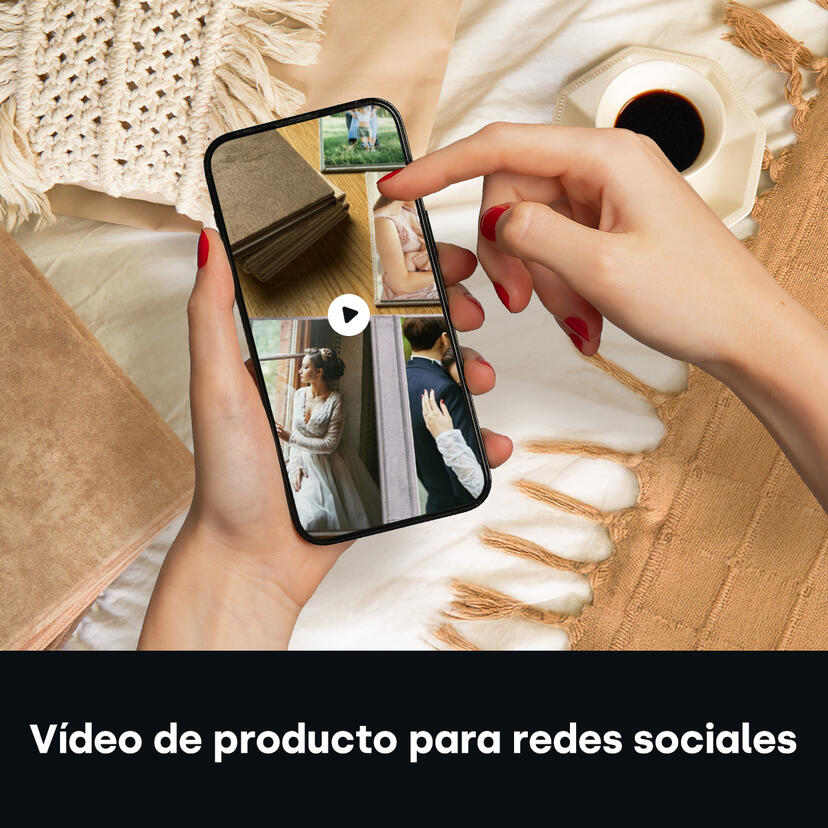Video de productos para redes sociales