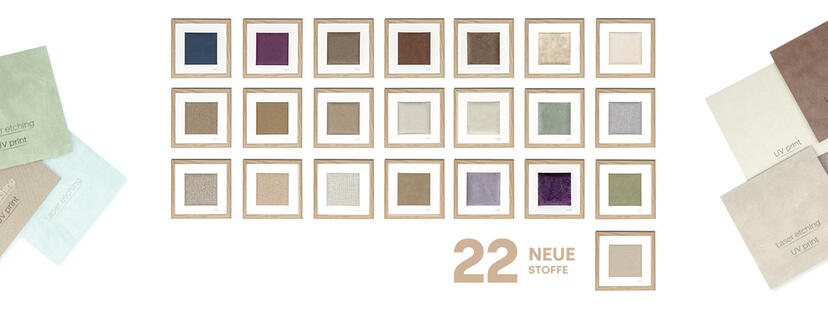 22 neue Stoffe