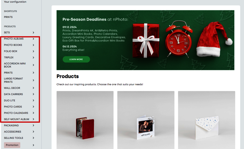 new nshop - products