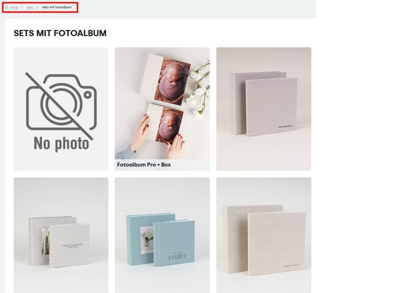 Fotoalbum Pro mit Box
