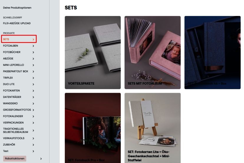 Sets bei nPhoto