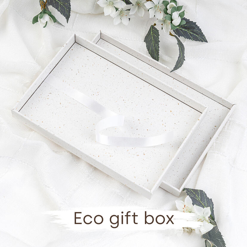 Biale pudełko na fotoprodukty Eco Gift Box 